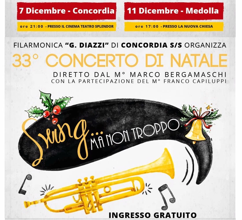 33° Concerto di Natale - Swing, ma non troppo!