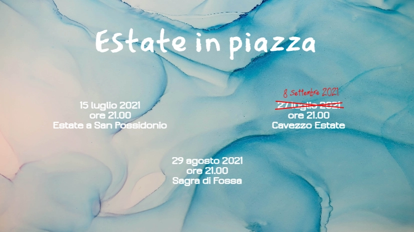 Estate in piazza con la Filarmonica Diazzi