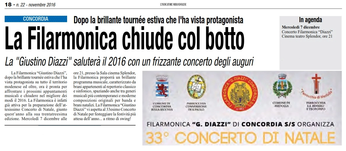 La Filarmonica chiude col botto