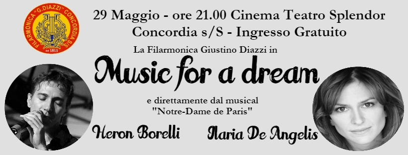 Music for a dream - 29 Maggio 2018