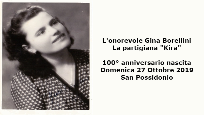 On. Gina Borellini, la partigiana "Kira"
