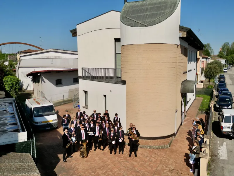 La sede della Filarmonica Diazzi a Concordia sulla Secchia